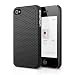 elago S4 Breathe2 Case for iPhone 4/4S - Semigloss Metalic Black + HD Professional Extreme Clear film