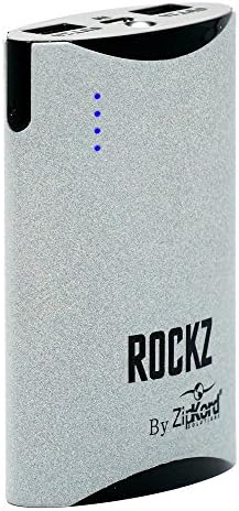 ZipKord External Battery Pack for USB Devices - Retail Packaging - Gray/Black