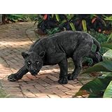 Shadowed Predator Black Panther Statue