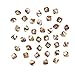 Preciosa Czech Crystal Bicones Glass Beads 4mm 'Crystal Capri Gold' (50)