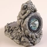 Pine Top S5020004 Rock Solar Powered Garden Lighting Landscape Light - Sand