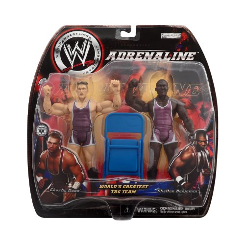 WWE Jakks Pacific Wrestling Adrenaline Series 5 Action Figure 2-Pack World s Greatest Tag Team Charlie Haas & Shelton Benjamin