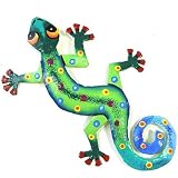 Recycled Metal Gecko, Jungle Design