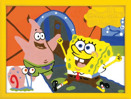 Childrens Toyshop  Spielwaren : Ravensburger 29265 SpongeBobs Glückstag - Malen nach Zahlen, Serie Character