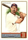 2011 Topps Allen & Ginter Baseball Card # 120 Adrian Gonzalez - Boston Red Sox - In a Protective Display Case!