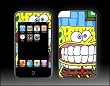 iPod Touch 3G Spongebob Squarepants Vinyl Skin kit fits 2nd gen or 3rd generation iPod apple iTouch decal cover Skins