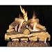 Peterson Real Fyre 24 Inch Split Oak Designer Plus Log Set With Vented Natural Gas G4 Burner - Match Light