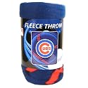 Chicago Cubs Fleece Blanket (Measures Approximately 50" x 60")