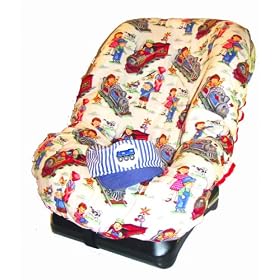 Vintage Train Toddler Carseat Cover