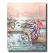 Asian The Pond II Feng Shui Flower Fish Home Decor Wall Picture 8x10 Art Print