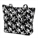 SILVER SKULL TOTE
