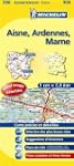 Carte DPARTEMENTS Aisne, Ardennes, Marne