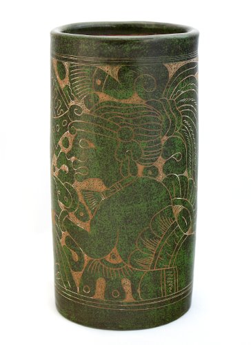 Best Cheap Handmade Home Decorative Nicaraguan Ceramic Pottery Vase, Pre-columbian Style Hand Carved and Hand Painted