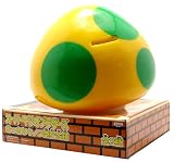 Super Mario Characters: Collection 2 Green Yellow Mushroom 5 inch Vinyl Coin Bank 515iYuoV4uL. SL160 Super Mario Characters: Collection 2 Green Yellow Mushroom 5 inch Vinyl Coin Bank