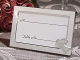 Baby Keepsake: Two Hearts become one Place card frame