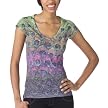 Peacock Eyes Vintage Tee - Multicolored