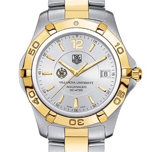 Villanova University TAG Heuer Watch - Men's Two-Tone Aquaracer at M.LaHart