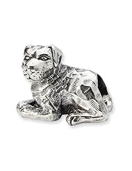 Sterling Silver Reflections Rottweiler Bead