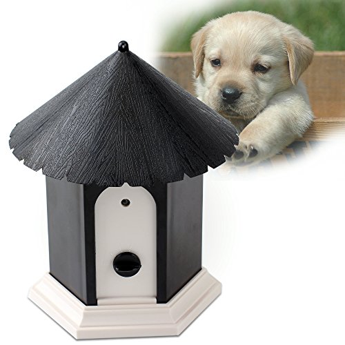 RIOGOO Pet Dog Puppy Outdoor Ultrasonic Bark Deterrent Anti Bark