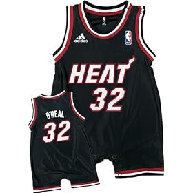 miami heat jerseys shaquille o'neal infant replica jersey