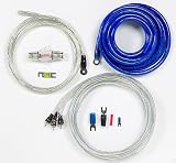 StreetWires Power Station PSK04Bi 4-gauge amplifier wiring kit with patch cable -- blue power/silver ground
