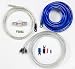 StreetWires Power Station PSK04Bi 4-gauge amplifier wiring kit with patch cable -- blue power/silver ground