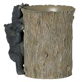 Black Bear Wastebasket