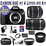 Canon EOS 60D 18 MP CMOS Digital SLR Camera with EF-S 18-55mm f/3.5-5.6 IS  ....