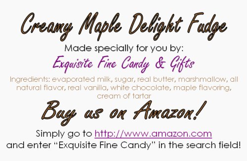 Childrens Toyshop  Gourmet Food : Creamy Maple Fudge Box