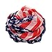 niceeshop(TM) Unisex Fashion Charming Patriotic Flag Chiffon Scarf Shawl Long Scarf Wrap-Blue & Red
