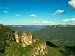 The Three Sisters in the Blue Mountains, Katoomba, Australia - 24"W x 18"H - Peel and Stick Wall Decal by Wallmonkeys
