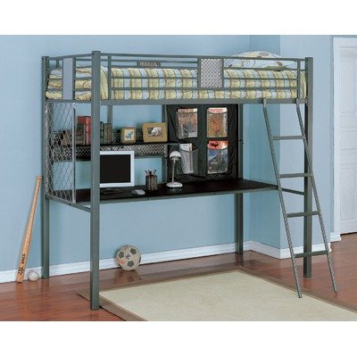 Monster Bedroom Twin Study Bunk Bed