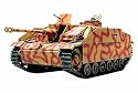 TAMIYA 300032540 - WWII Deutsches Sturmgeschütz III A.G, Frühe Ausführung, Militär Bausatz 1:48