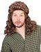 Costumes For All Occasions FWH92548BN Mullet Perm Wig Brown Hexpress Image