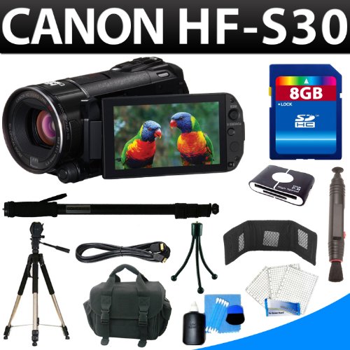 Canon Vixia Hf S30 Flash Memory Camcorder