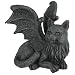 Winged Cat Gargoyle Computer Topper Shelf Sitter