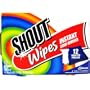 Shout Wipes, Portable Stain Treater Towelettes - 12 ea
