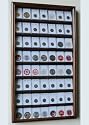 56 Collector NGC PCGS ICG Coin Slab Display Case Cabinet