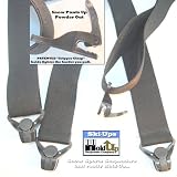 Black Ski-ups Snowpant and Ski Suspenders