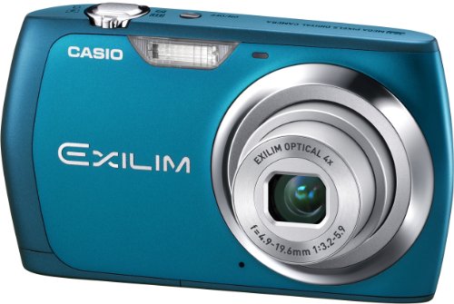 Casio Exilim EX-Z350 Digitalkamera (12 Megapixel, 4-fach opt. Zoom, 6,85 cm (2,7 Zoll) Display, bildstabilisiert) blau