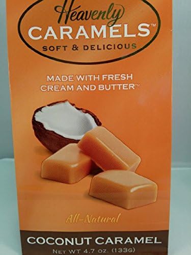 J. Morgan Confections Heavenly Caramel Coconut Caramel 4.7oz. Bag 3 Pack