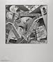 Relativity by M.C. Escher - 25 5/8 x 21 3/4 inches - Fine Art Print / Poster