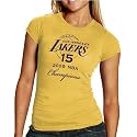 adidas Los Angeles Lakers Ladies Gold 2009 NBA Champions Trophy T-shirt