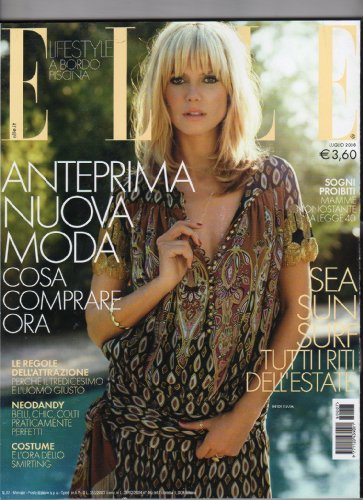 Elle Italia July 2008 (HEIDI KLUM ON COVER.)