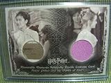 Harry Potter authentic double prop costume card 'Cho chang and Hermione Granger'IMAGE