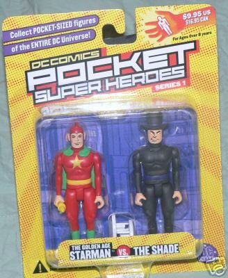  DC Pocket Super Heroes Series 1 The Golden Age Starman Vs. The Shade