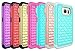 Style4U S7 Edge Case, Galaxy S7 Edge Case, Studded Rhinestone Crystal Bling Hybrid Armor Case Cover for Samsung Galaxy S7 Edge with 1 Stylus (Hot Pink)