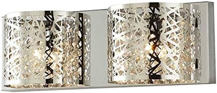 2-Light Chrome Vanity Light
