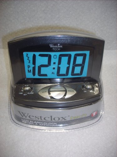 Westclox Alarm Clock Large Blue Face