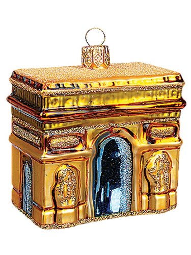 Mini Arc de Triomphe Paris Polish Mouth Blown Glass Christmas Ornament Mini Arc de Triomphe Paris Polish Mouth Blown Glass Christmas Ornament